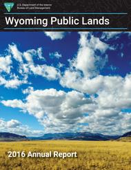 Wyoming Public Lands - 2016 Annual Report