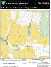 Cedar Mountain Area Map Thumbnail