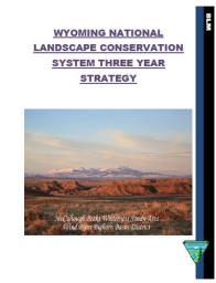 Wyoming National Conservation Lands Step-down Strategy