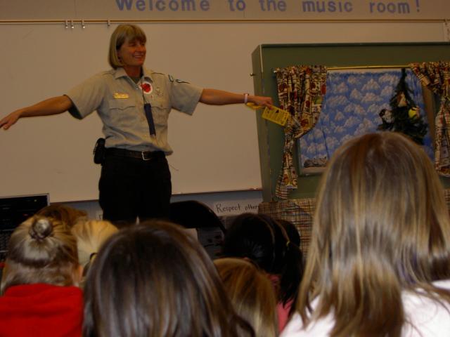 Leave No Trace puppet show at Toro Park Elementary school. 100 3rd&nbsp;graders learned about Leave No Trace and the animals of Fort Ord.&nbsp;